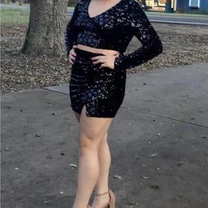 Black 2 piece